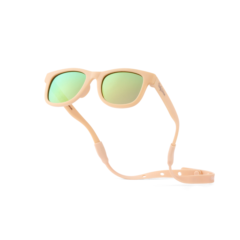 Baby Sunnies Polarized Baby Sunglasses Peach 0-24 Months